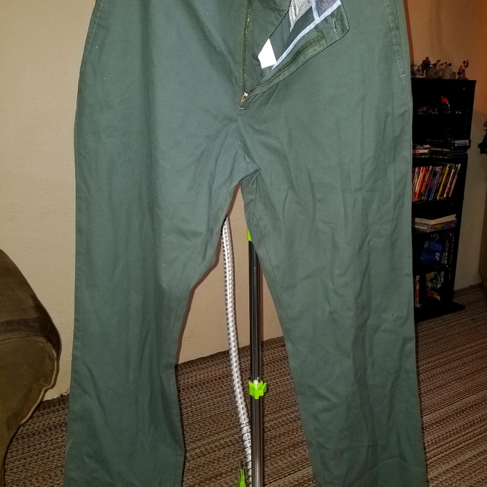 Mens green chinos